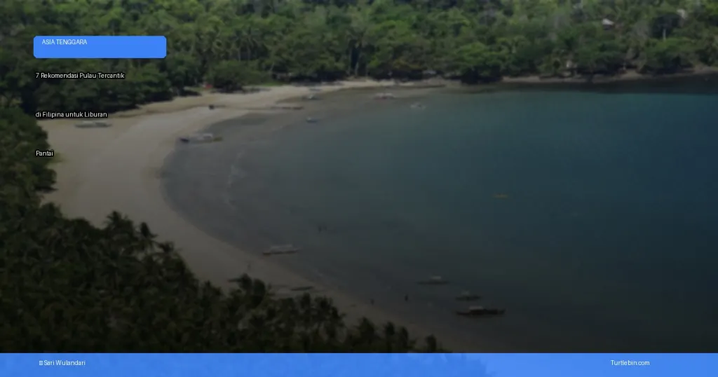 pulau tercantik di Filipina untuk liburan pantai | Turtlebin