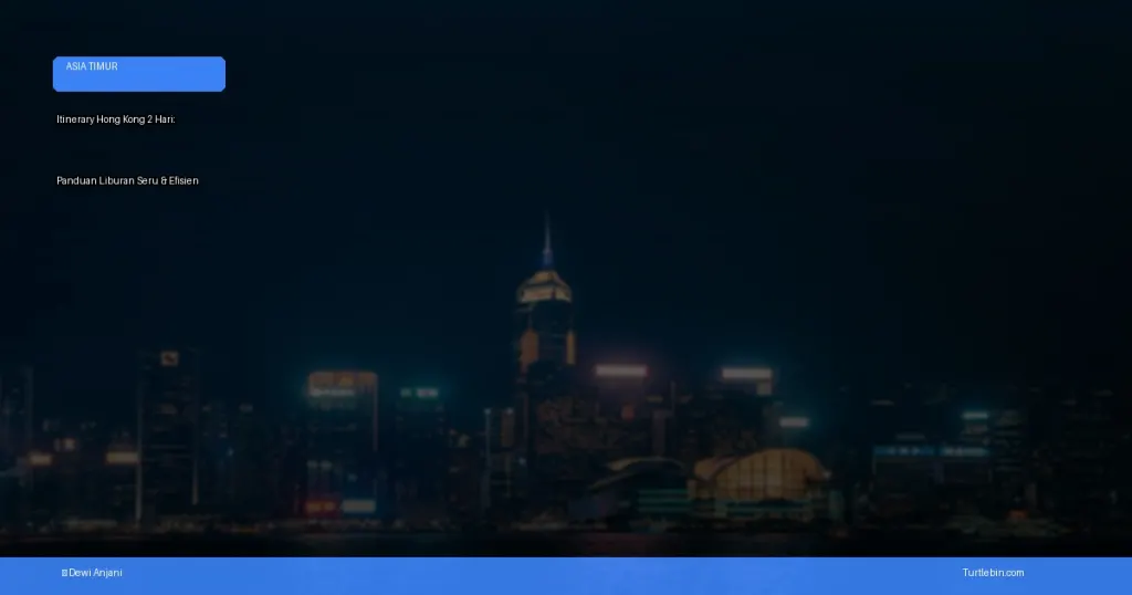 itinerary Hong Kong 2 hari | Turtlebin