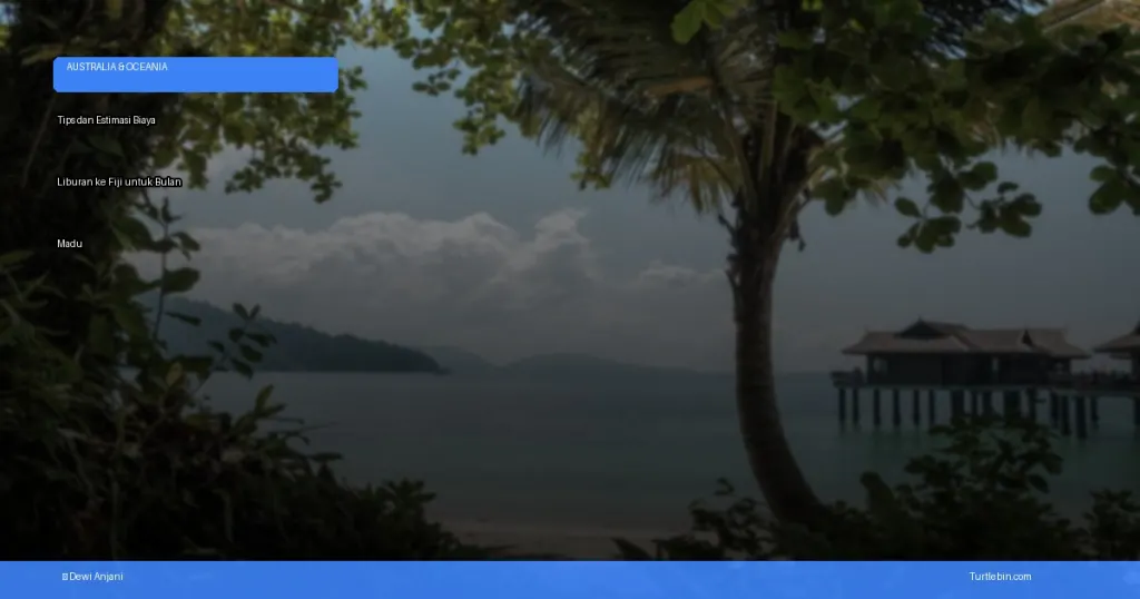 liburan ke Fiji untuk bulan madu | Turtlebin