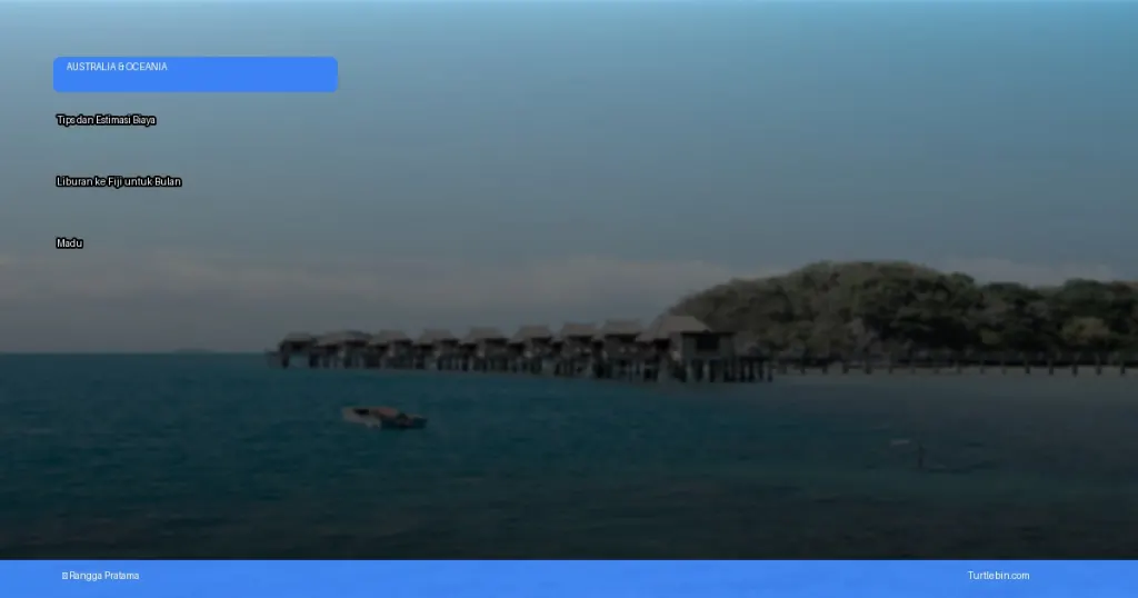 liburan ke Fiji untuk bulan madu | Turtlebin