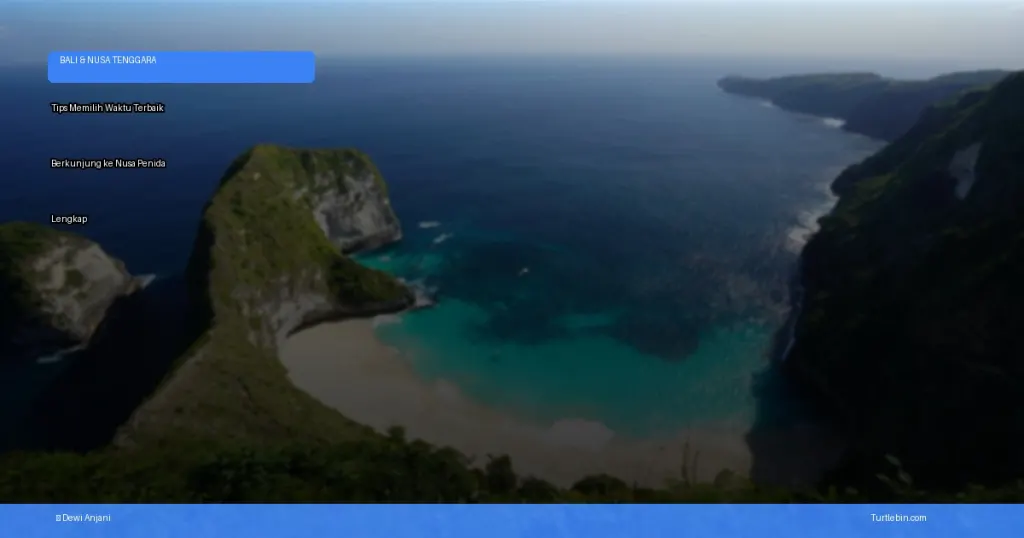 waktu terbaik berkunjung ke Nusa Penida | Turtlebin