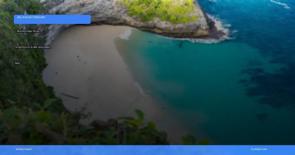 pantai tersembunyi di bali | Turtlebin