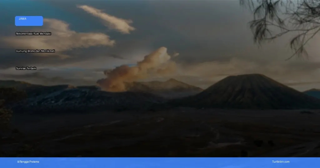 rute mendaki Gunung Bromo dan menikmati sunrise | Turtlebin