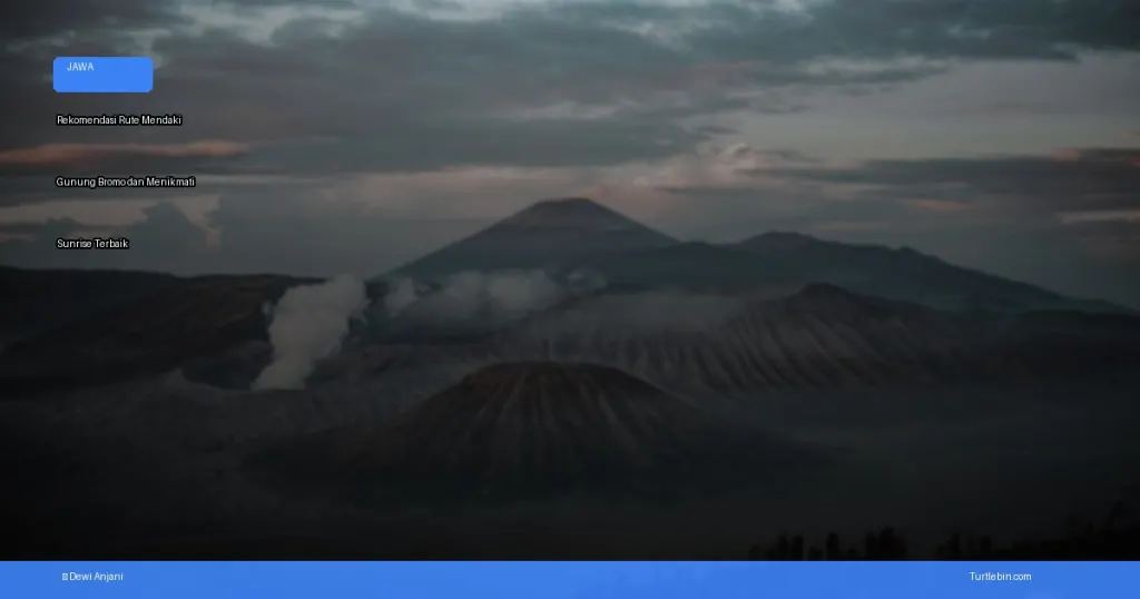 rute mendaki gunung bromo dan menikmati sunrise | Turtlebin