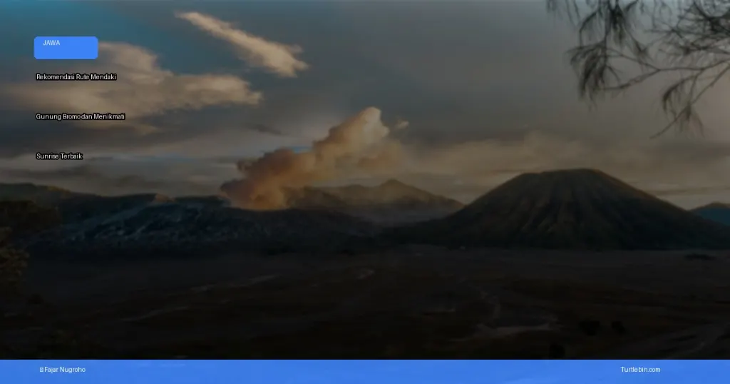 rute mendaki Gunung Bromo dan menikmati sunrise | Turtlebin