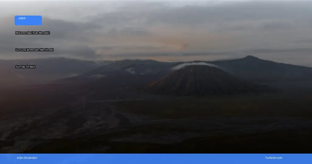 rute mendaki Gunung Bromo dan menikmati sunrise | Turtlebin