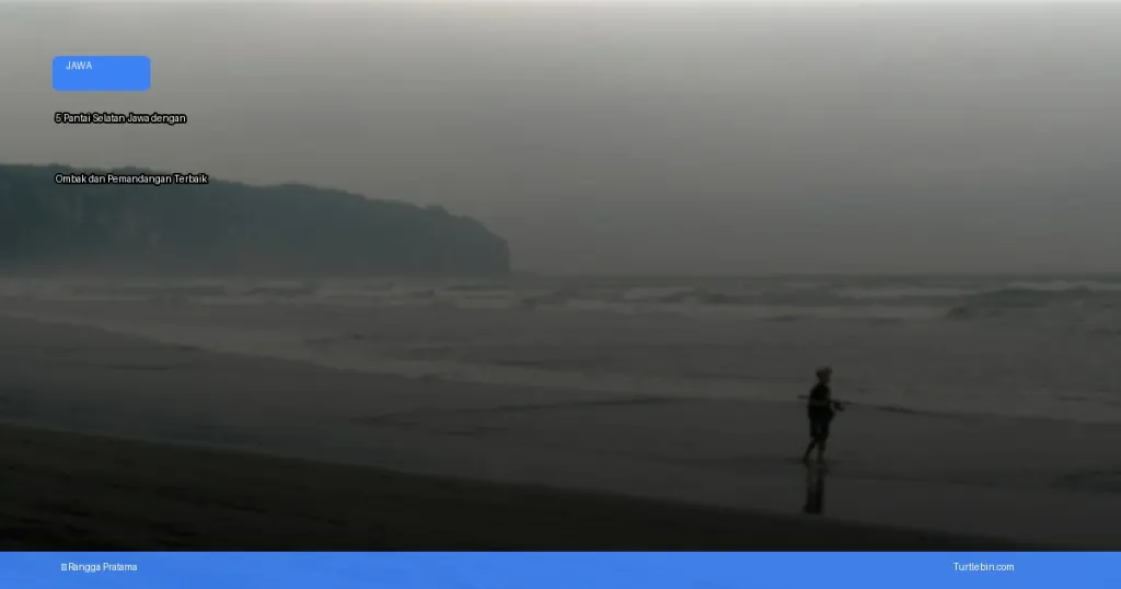 pantai selatan jawa dengan ombak dan pemandangan terbaik | Turtlebin