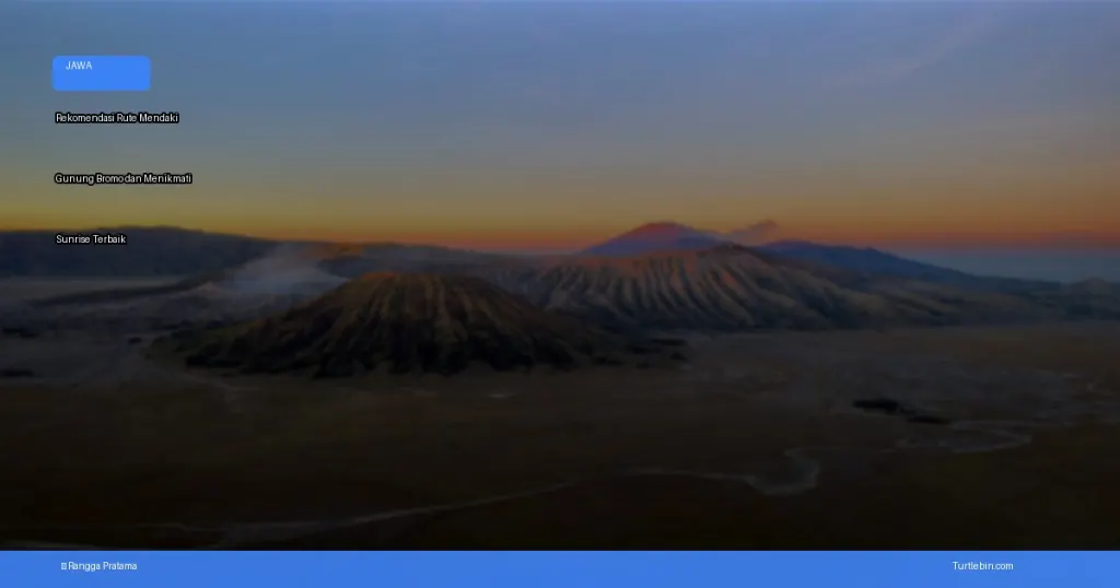 rute mendaki Gunung Bromo dan menikmati sunrise | Turtlebin