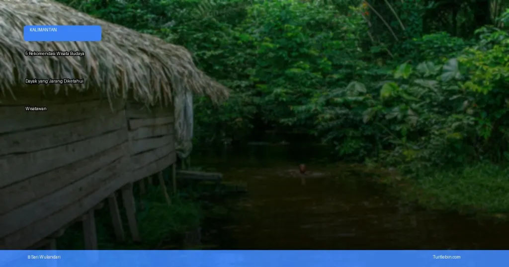 wisata budaya Dayak yang jarang diketahui wisatawan | Turtlebin