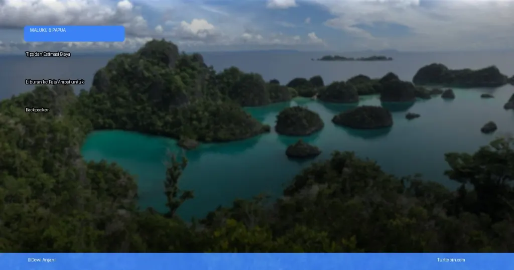 liburan ke Raja Ampat untuk backpacker | Turtlebin