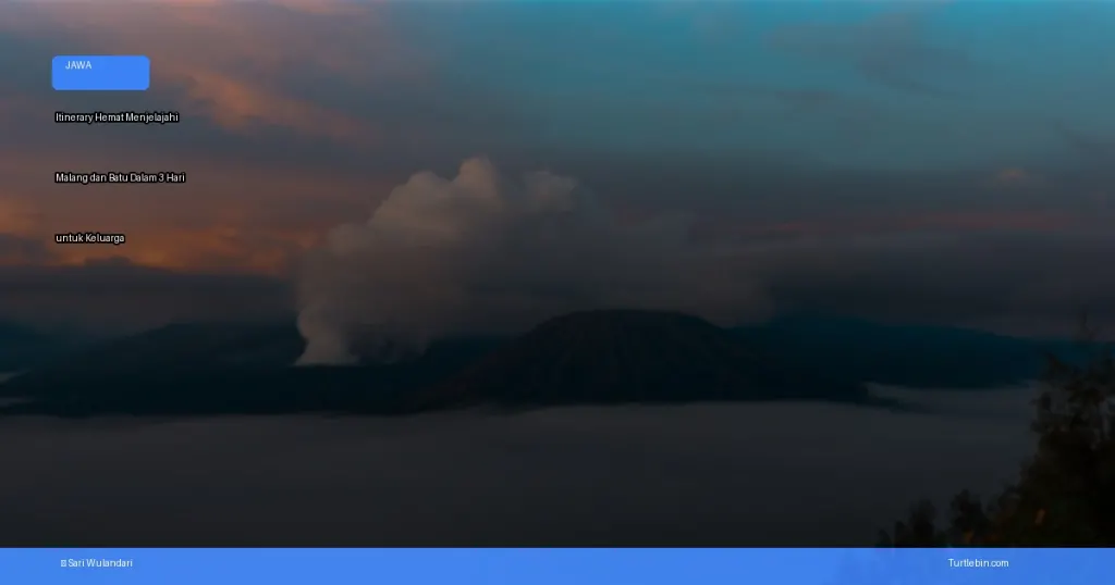 itinerary hemat menjelajahi Malang dan Batu dalam 3 hari | Turtlebin