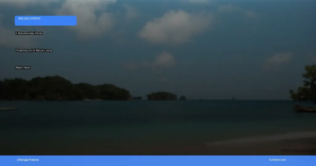 pantai tersembunyi di Maluku yang masih alami | Turtlebin