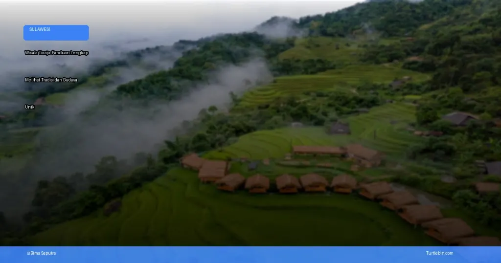wisata toraja: panduan lengkap melihat tradisi dan budaya unik | Turtlebin