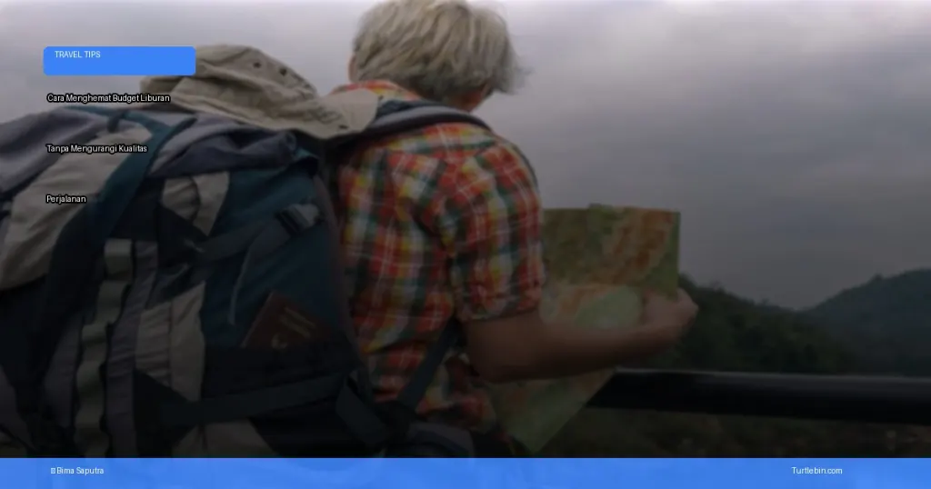 menghemat budget liburan | Turtlebin